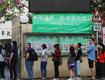 香港區議員選舉提名結束，民主黨38年來首次缺席