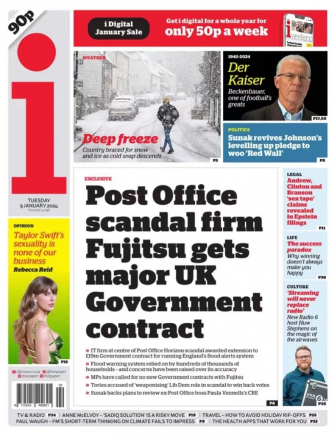 英郵局醜聞惹百萬人震怒 蘇納克拒收回前局長勛章