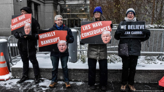 特朗普競選之路風波又起，性侵誹謗案再度開庭