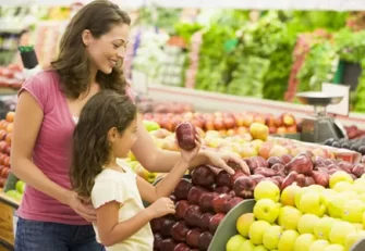 足夠水果蔬菜有助兒童健康成長