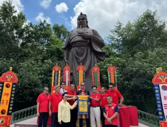 弘揚關帝慈善基金會舉行忠義薪火下南洋聖火傳遞活動
